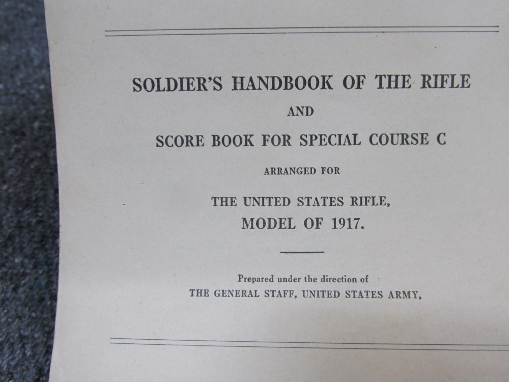 4 PIECES WWI MAP OF FRANCE, RIFLE HANDBOOK, OFFENSIVE COMBAT, INFANTRY-img-30