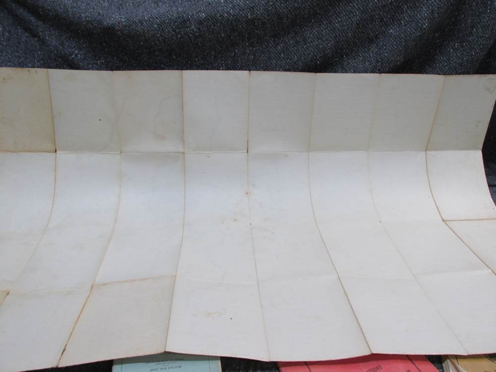 4 PIECES WWI MAP OF FRANCE, RIFLE HANDBOOK, OFFENSIVE COMBAT, INFANTRY-img-10