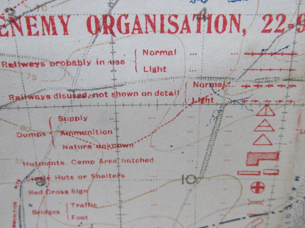 4 PIECES WWI MAP OF FRANCE, RIFLE HANDBOOK, OFFENSIVE COMBAT, INFANTRY-img-5