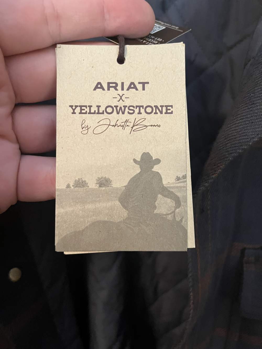 ARIAT Mens Yellowstone Midnight Fair Quilted Shirt Jacket XXL-img-12