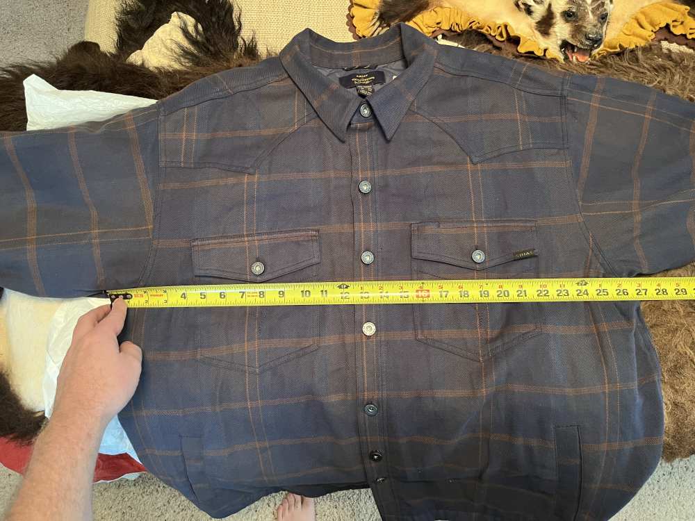 ARIAT Mens Yellowstone Midnight Fair Quilted Shirt Jacket XXL-img-22