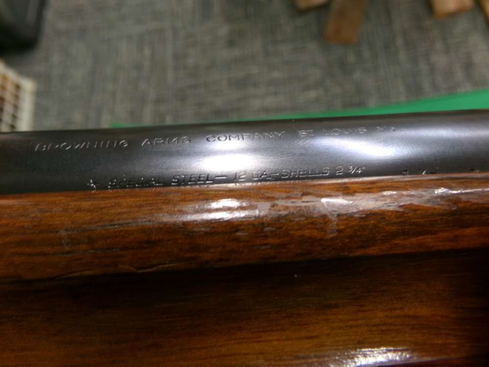 BROWNING A5 LIGHT TWELVE FN MADE IN BELGIUM 12GA MATTED RIB MFG 1958 GOLD-img-10