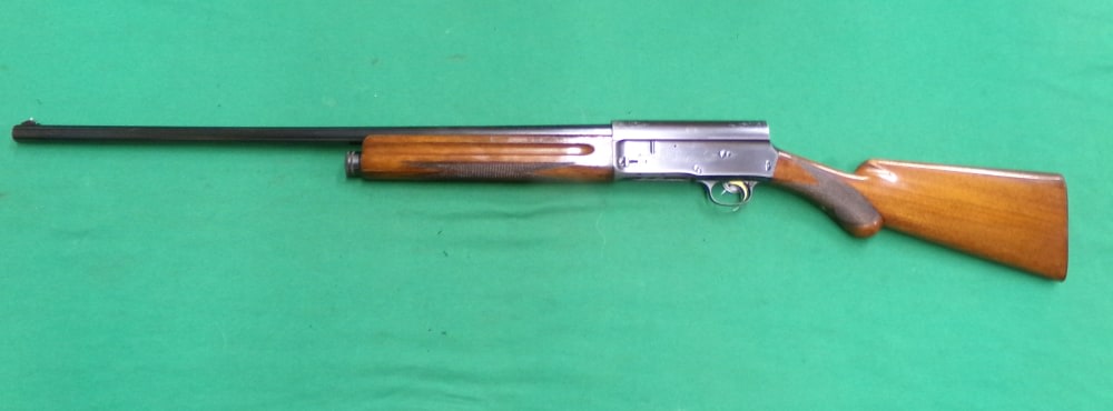 BROWNING A5 LIGHT TWELVE FN MADE IN BELGIUM 12GA MATTED RIB MFG 1958 GOLD-img-1