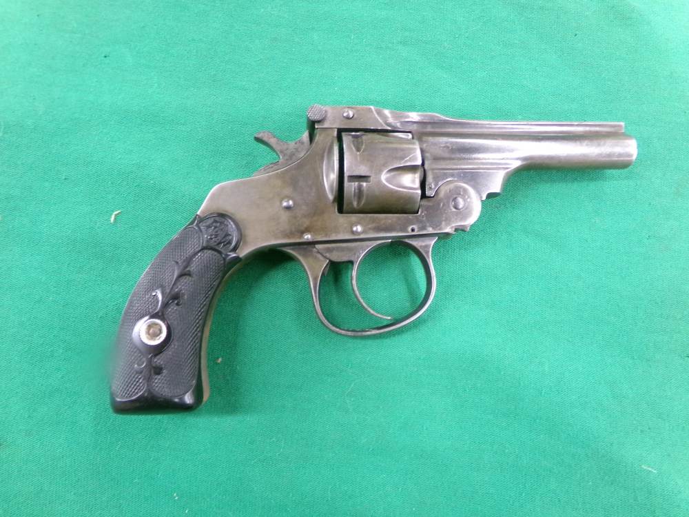 H&R MODEL 04 38 S&W REVOLVER NICKLE & FOREHAND ARMS MODEL 1801 32 S&W C&R-img-8