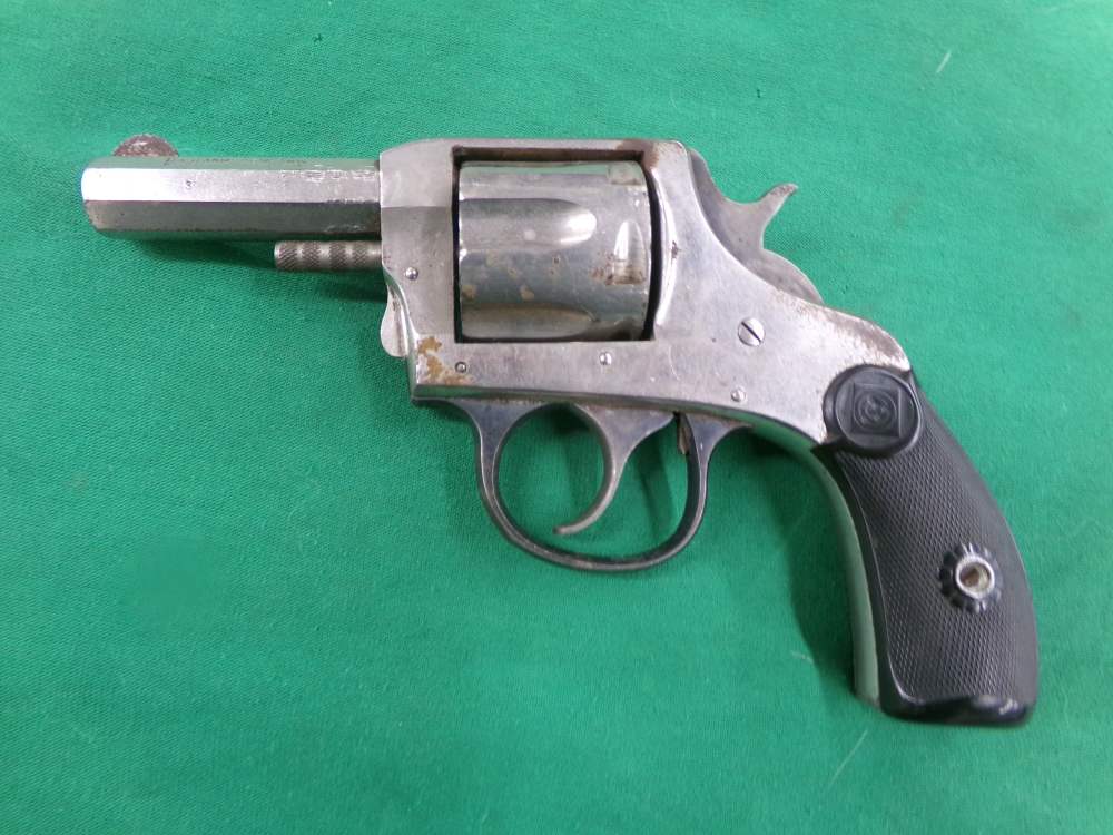 H&R MODEL 04 38 S&W REVOLVER NICKLE & FOREHAND ARMS MODEL 1801 32 S&W C&R-img-3