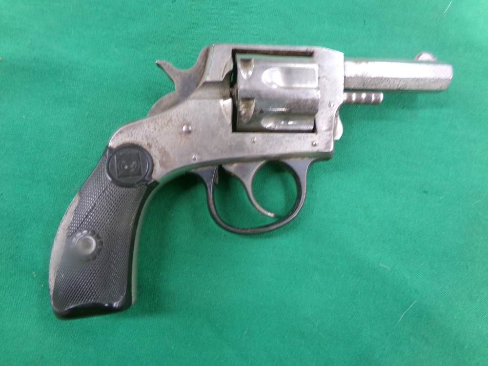 H&R MODEL 04 38 S&W REVOLVER NICKLE & FOREHAND ARMS MODEL 1801 32 S&W C&R-img-2