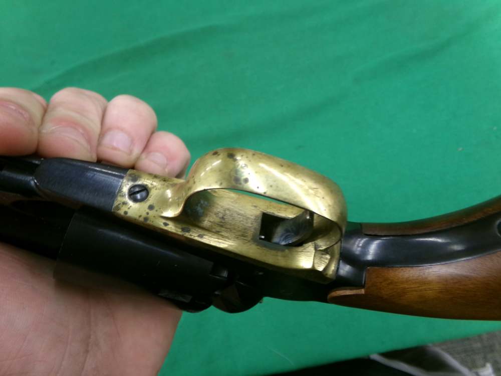 PIETTA REMINGTON 1858 NEW MODEL ARMY 44 CASED BLACK POWDER REVOLVER UNFIRED-img-11