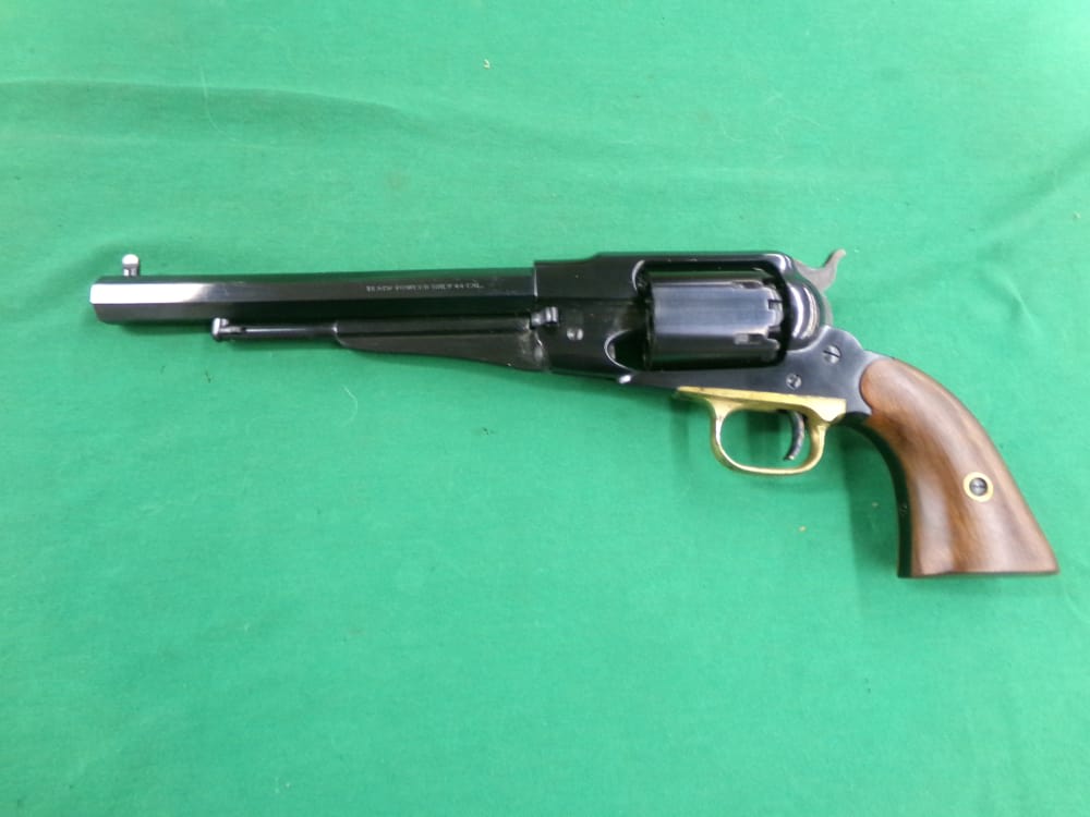 PIETTA REMINGTON 1858 NEW MODEL ARMY 44 CASED BLACK POWDER REVOLVER UNFIRED-img-2