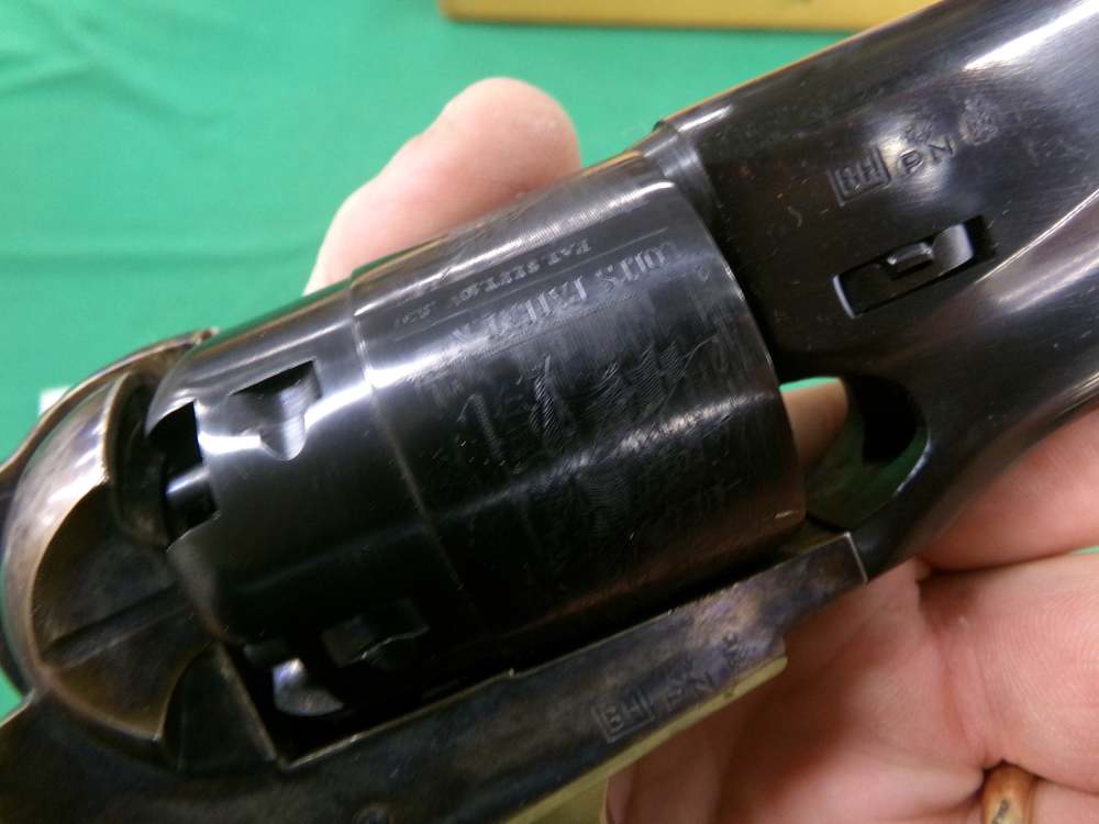 PIETTA 1851 NAVY 44 CAL PRESENTATION CASED BLACK POWDER REVOLVER UNFIRED -img-5