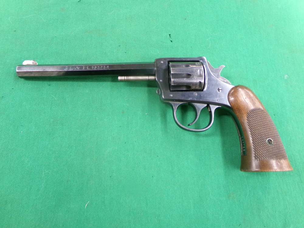HARRINGTON & RICHARDSON 922 22 LR 9 SHOT D.A REVOLVER 6" OCTAGON BARREL C&R-img-1