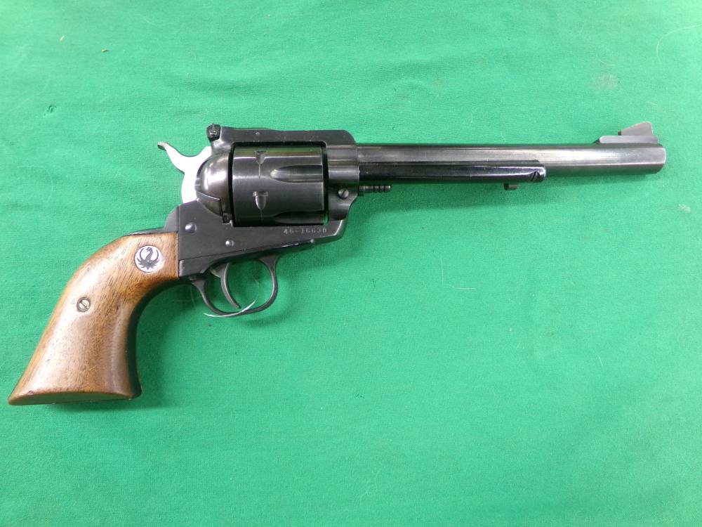 RUGER BLACKHAWK 45 LONG COLT REVOLVER PRE WARNING 7 1/2" BARREL W/ MANUAL  -img-1