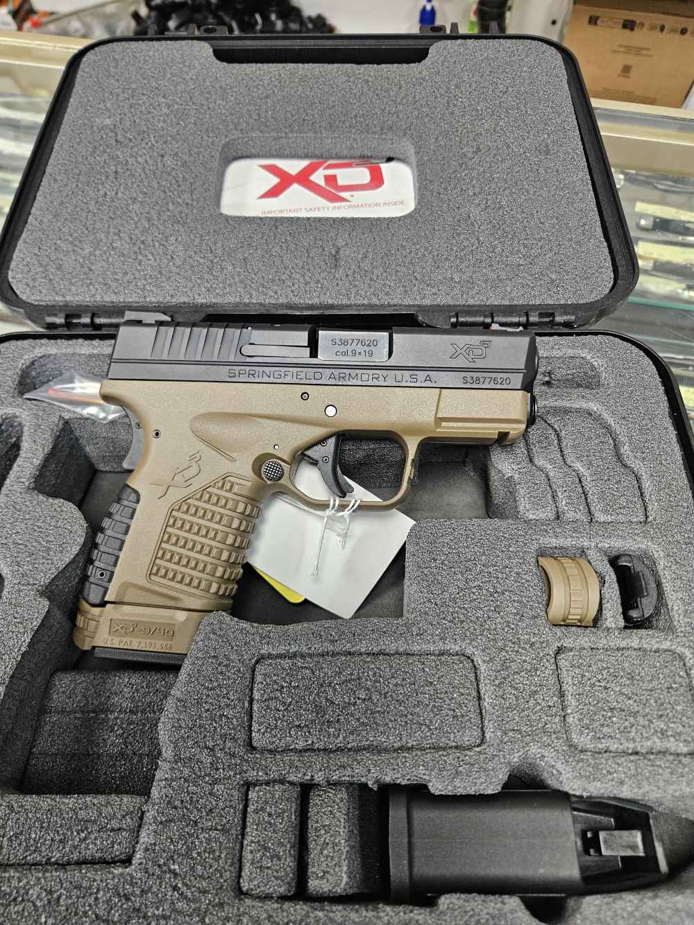 Springfield XD-S 9MM FDE-img-0