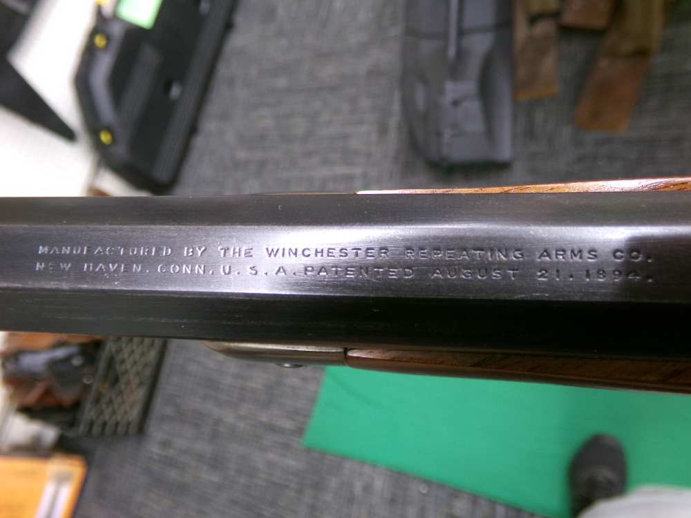 WINCHESTER 1894 SHORT RIFLE 38-55 WIN 3/4 MAG TUBE MFG 1900 SADDLE RING C&R-img-8