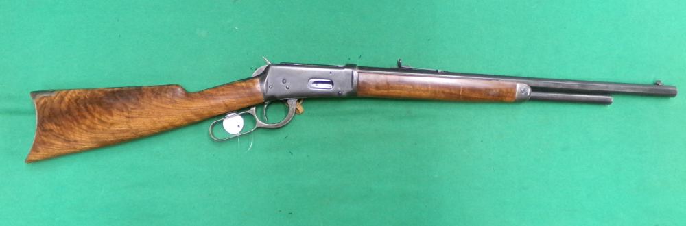 WINCHESTER 1894 SHORT RIFLE 38-55 WIN 3/4 MAG TUBE MFG 1900 SADDLE RING C&R-img-0