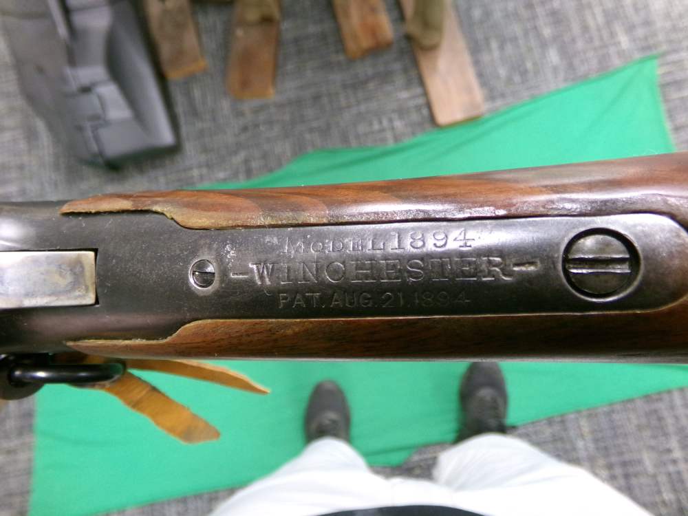 WINCHESTER 1894 SHORT RIFLE 38-55 WIN 3/4 MAG TUBE MFG 1900 SADDLE RING C&R-img-10