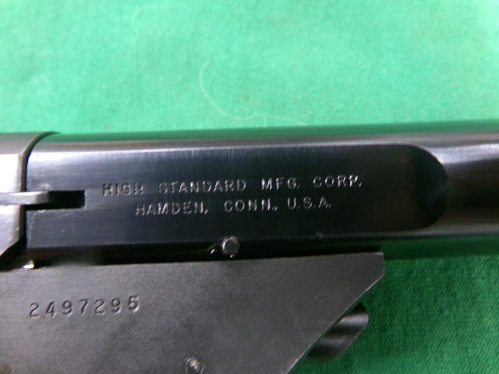 HIGH STANDARD THE SHARPSHOOTER 22 LR TARGET PISTOL MFG 1974-75 WALNUT -img-4