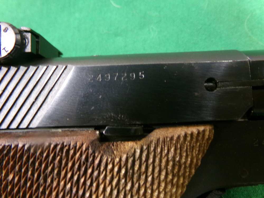 HIGH STANDARD THE SHARPSHOOTER 22 LR TARGET PISTOL MFG 1974-75 WALNUT -img-5
