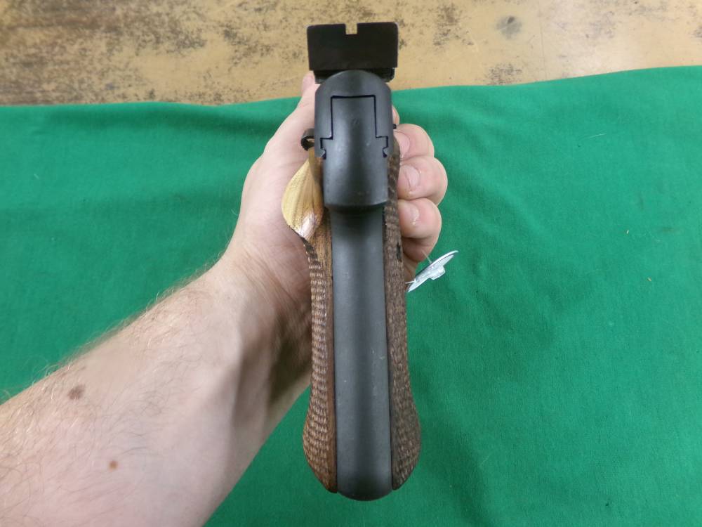 HIGH STANDARD THE SHARPSHOOTER 22 LR TARGET PISTOL MFG 1974-75 WALNUT -img-17