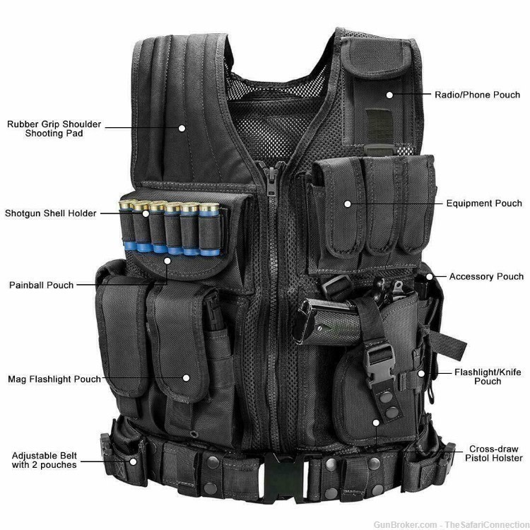 GunToolZ Tactical Assault Vest-great value-high quality-low$$-img-0
