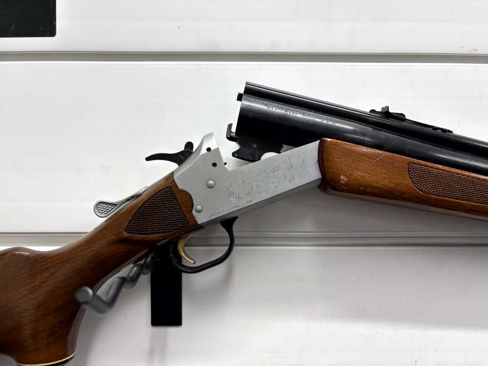 Savage 24H - DL.   20 gauge bottom brl, .22 Win Magnum top brl. adj hammer-img-2