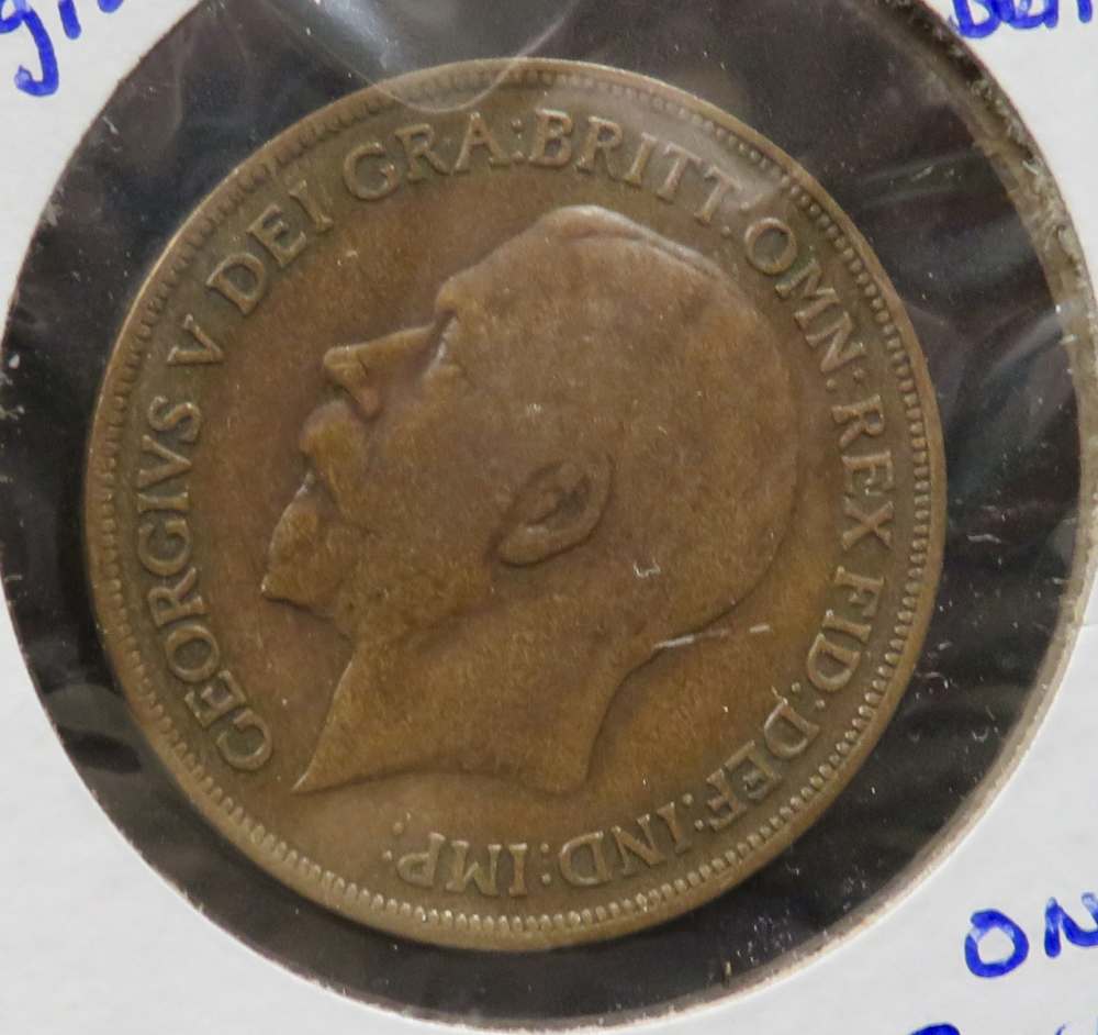 1915 Great Britain King George V One Penny – Britain-img-2