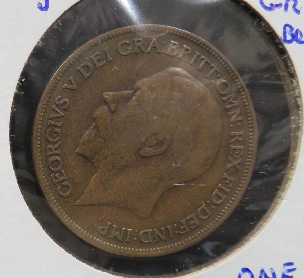 1915 Great Britain King George V One Penny – Britain-img-3