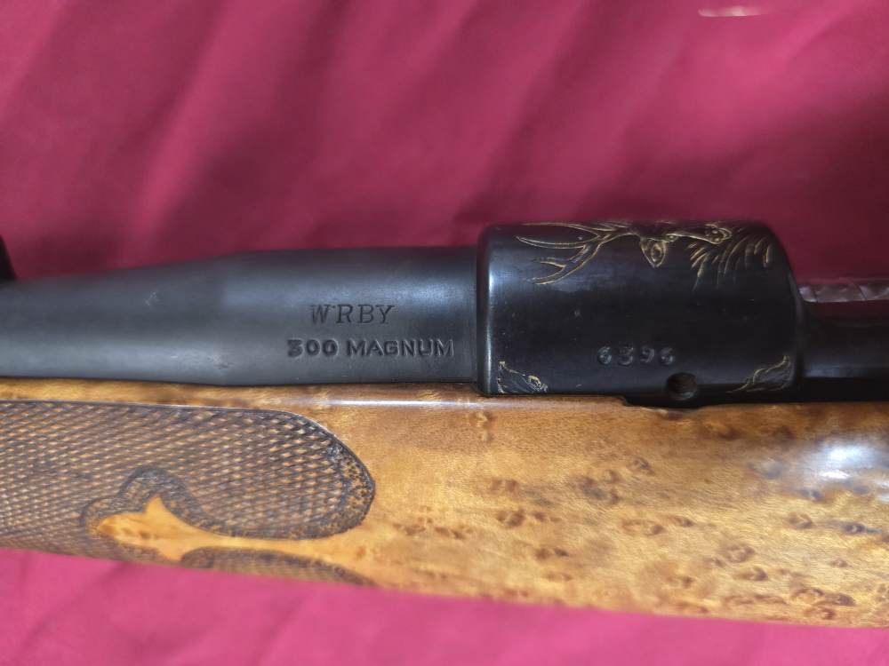 WEATHERBY CROWN CUSTOM RIFLE W/ SUPER FANCY STOCK 300 MAGNUM-img-9