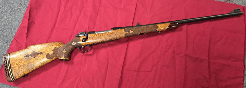 WEATHERBY CROWN CUSTOM RIFLE W/ SUPER FANCY STOCK 300 MAGNUM-img-0