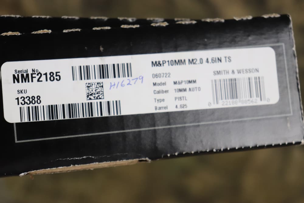 Smith & Wesson 10mm M&P semi auto 4.25" ANIB penny start -img-27