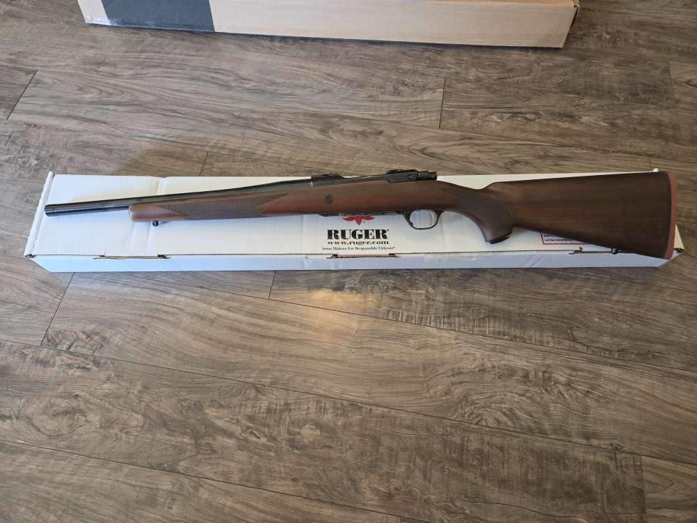 Ruger M77 Hawkeye Hunter .308 Win 16.6" Threaded Walnut 67100-img-1