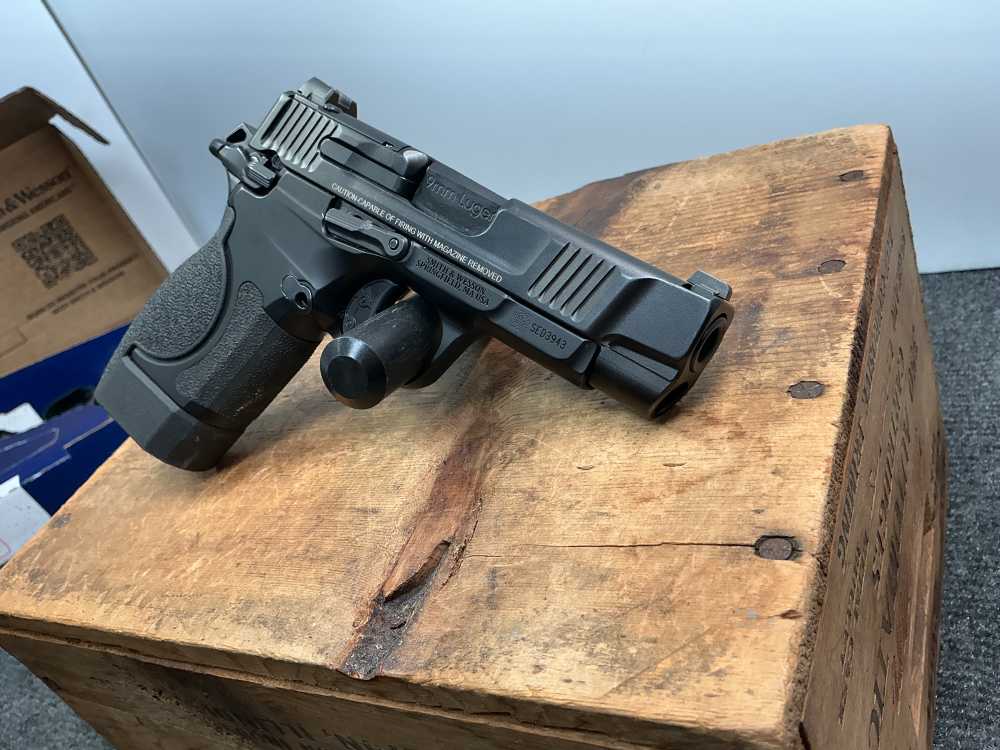 Used Smith & Wesson CSX-E w/ Box and Full Size Grips *PENNY*-img-5