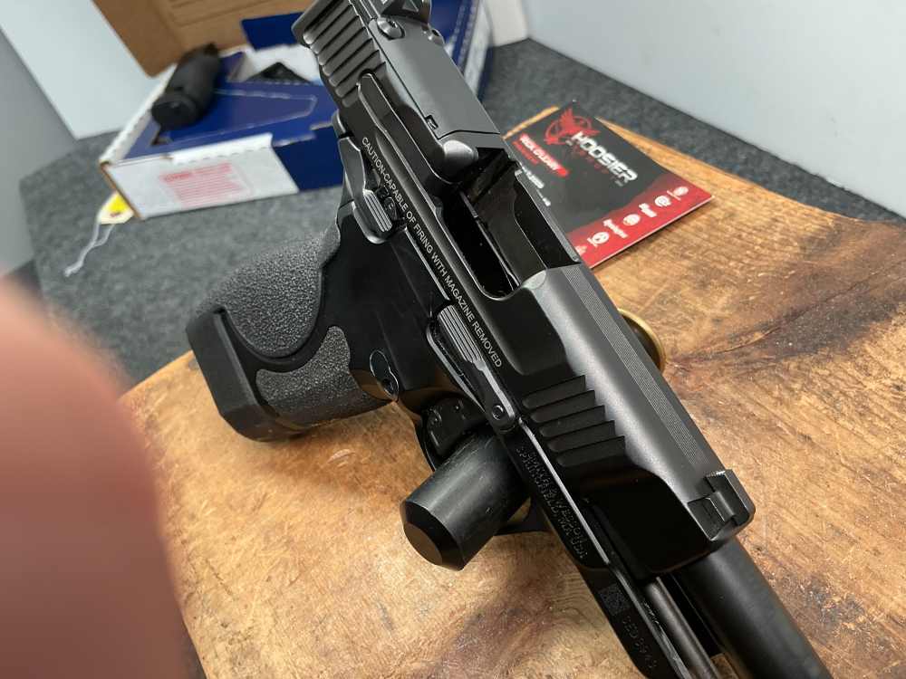 Used Smith & Wesson CSX-E w/ Box and Full Size Grips *PENNY*-img-1