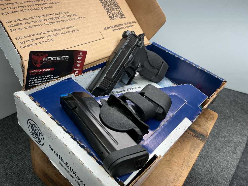 Used Smith & Wesson CSX-E w/ Box and Full Size Grips *PENNY*-img-14