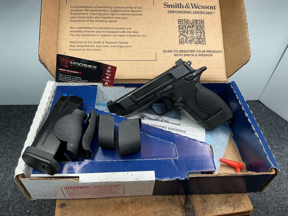 Used Smith & Wesson CSX-E w/ Box and Full Size Grips *PENNY*-img-16
