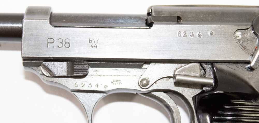 Mauser Werke byf Walther P.38 9mm Germany WWII P38 MFG 1944 4.9"-img-8
