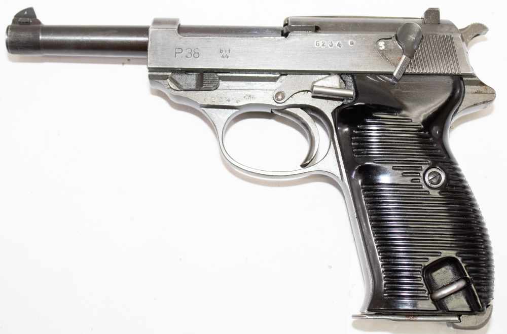 Mauser Werke byf Walther P.38 9mm Germany WWII P38 MFG 1944 4.9"-img-7