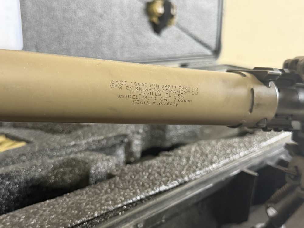 KINGHTS ARMAMENT KAC M110 SR25 ECR w/ Suppressor & Accessories-img-7