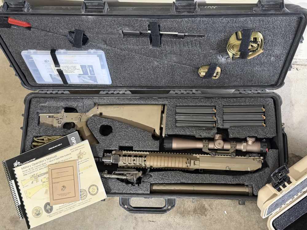 KINGHTS ARMAMENT KAC M110 SR25 ECR w/ Suppressor & Accessories-img-8