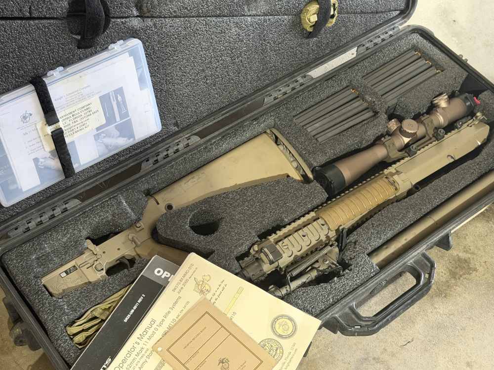 KINGHTS ARMAMENT KAC M110 SR25 ECR w/ Suppressor & Accessories-img-21