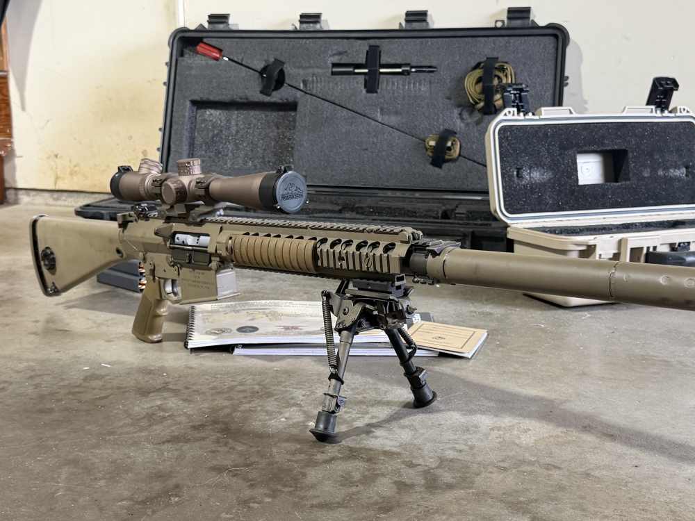KINGHTS ARMAMENT KAC M110 SR25 ECR w/ Suppressor & Accessories-img-17