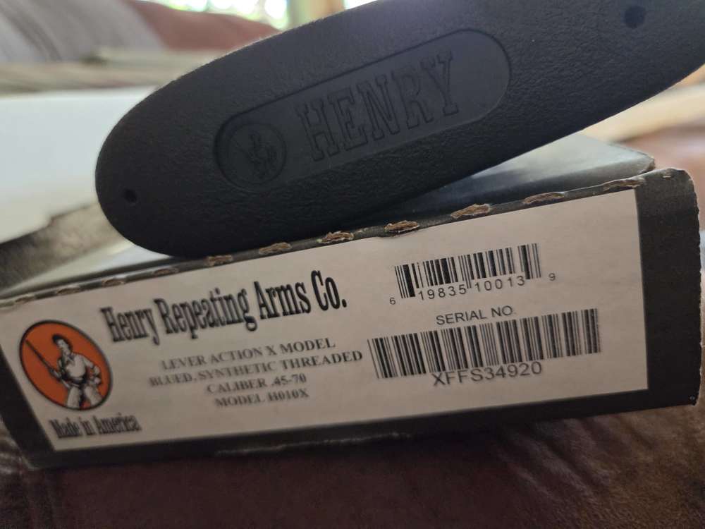 Henry X Model .45-70 Government 19.8" Threaded Lever Action H010X-img-1