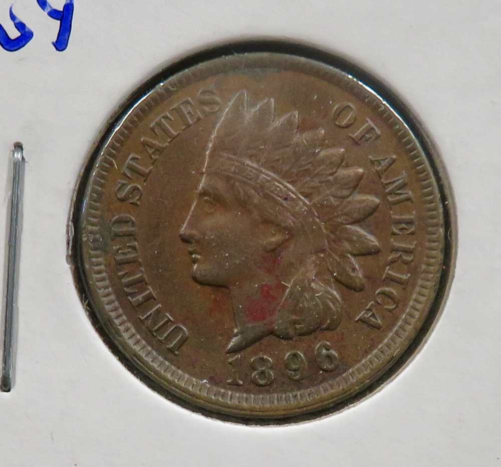 1896 Indian Head Cent – High Grade XF/AU -img-0