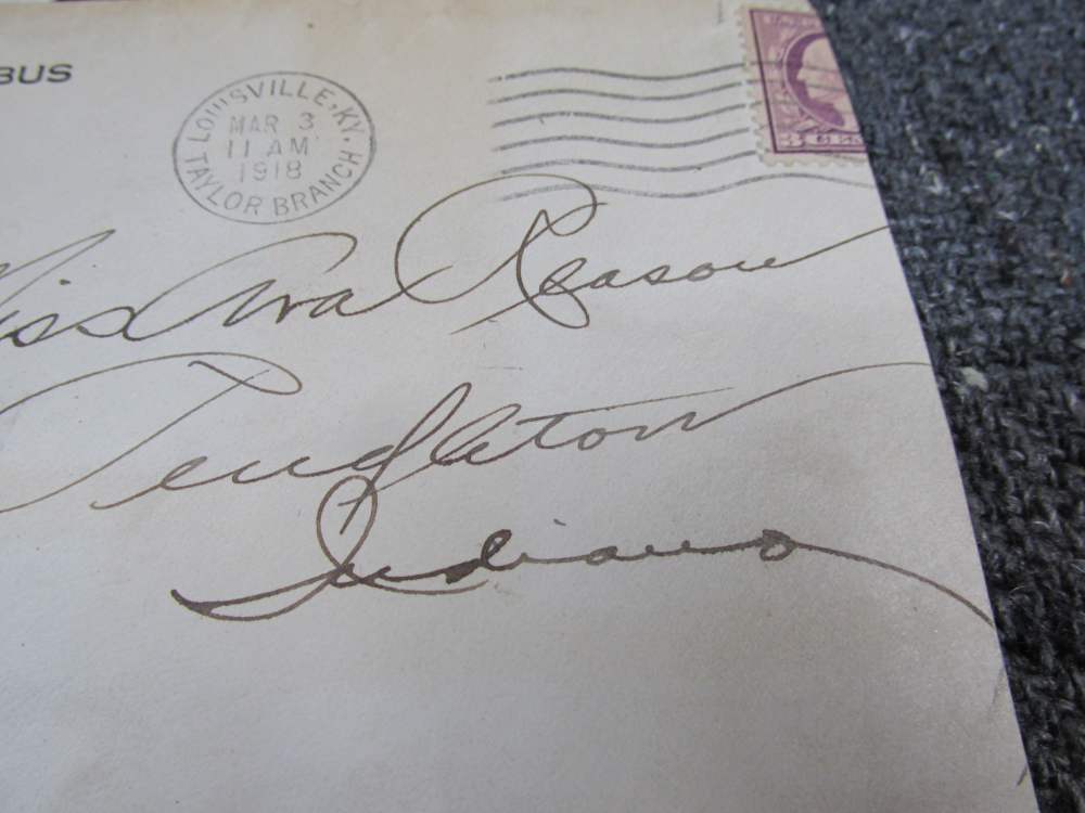LOT OF WWI KNIGHTS OF COLUMBUS "WAR ACTIVITIES" LETTERS, ENVELOPES, PATCHES-img-5