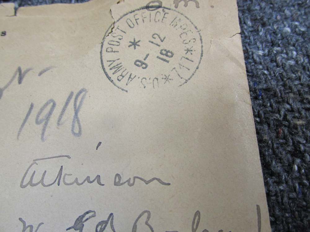LOT OF WWI KNIGHTS OF COLUMBUS "WAR ACTIVITIES" LETTERS, ENVELOPES, PATCHES-img-2