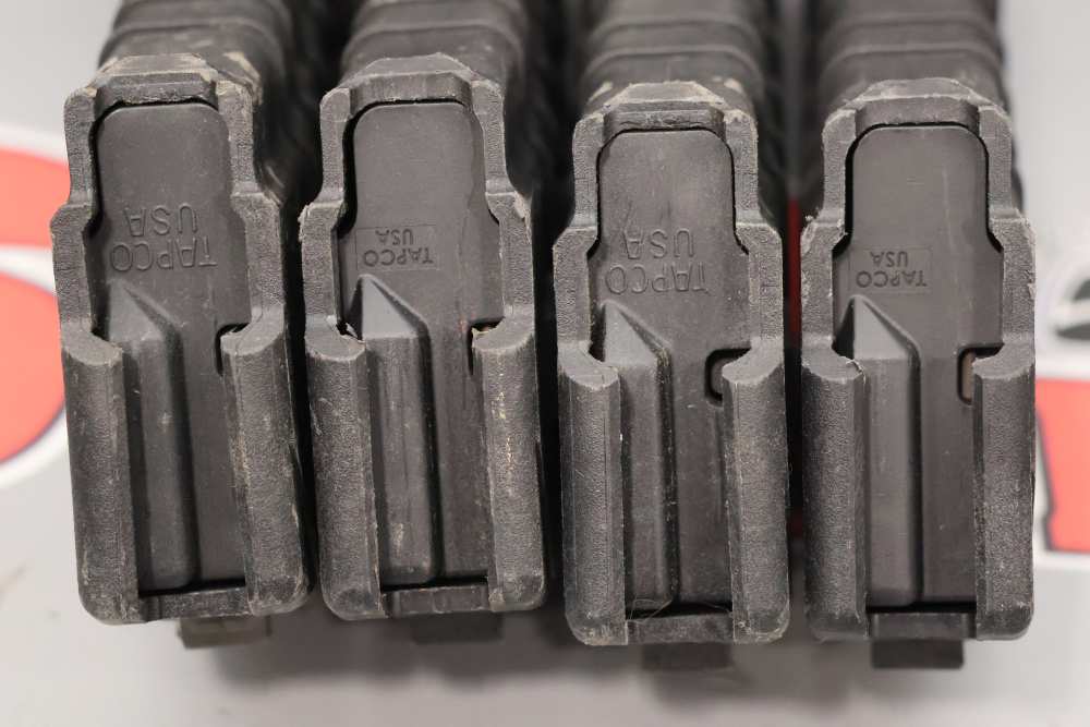 Lot O' Four (4) TAPCO AK47 7.62x39mm Rifle & Pistol Type Polymer 30rd Mags-img-1