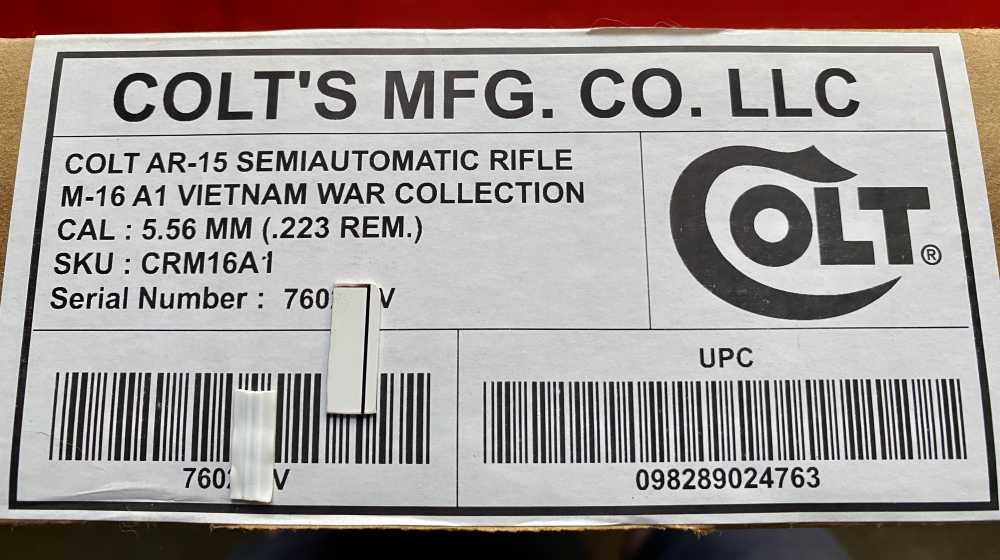Colt's M16A1 Vietnam ltd edition of -img-13
