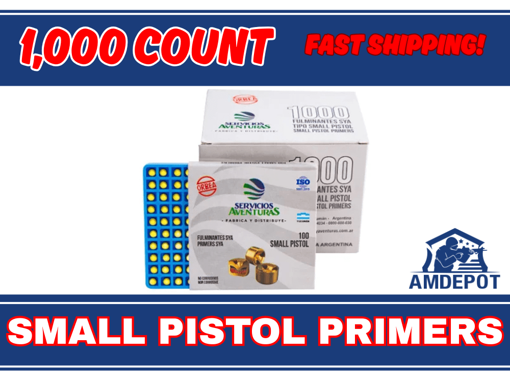 Servicios & Aventuras Small Pistol Primers - 1000/ct-img-0