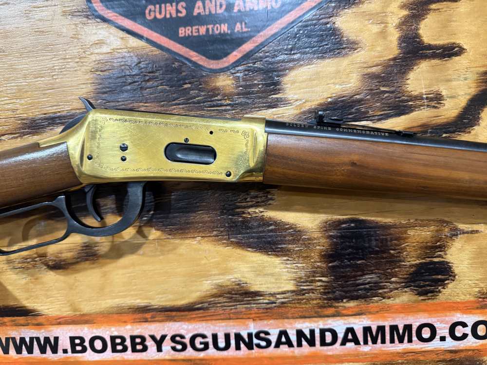 Winchester 94 30-30 Win Lever Rifle Golden Spike 20" made in 1969-img-2