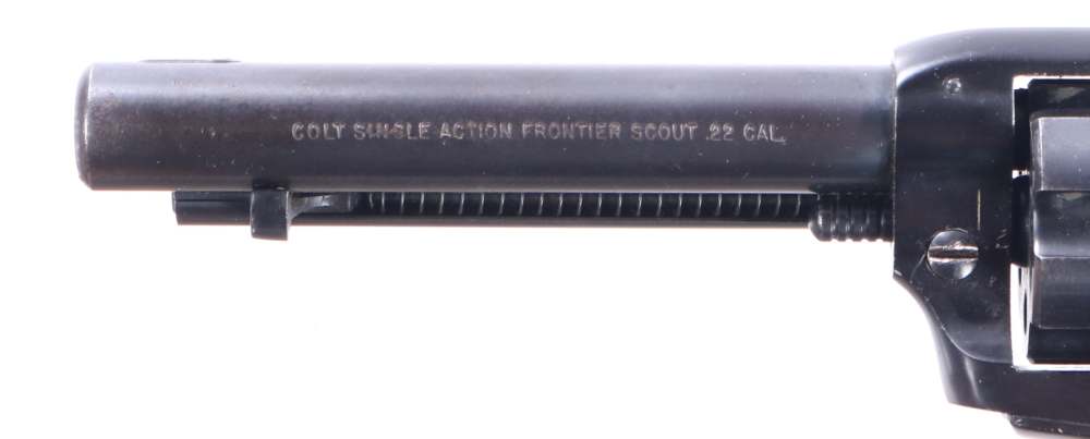 Colt Frontier Scout Single Action .22 Short Revolver 4.75" 6rd Blued -img-10