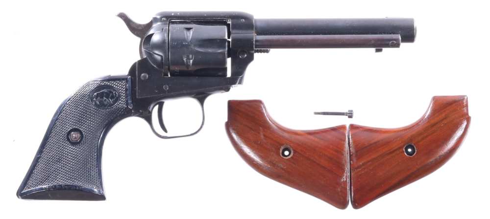 Colt Frontier Scout Single Action .22 Short Revolver 4.75" 6rd Blued -img-0